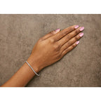 3.00 ctw diamond 14k white gold 4 prong tennis bracelet 7 inch bijoux-nyc direct