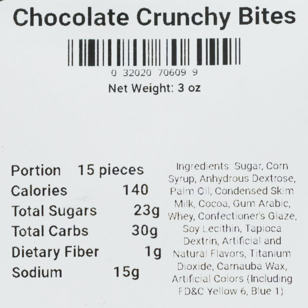 Freeze Dried Chocolate Crunchy Bites | Pack of 2 | 3 oz | Wicked Good Foods