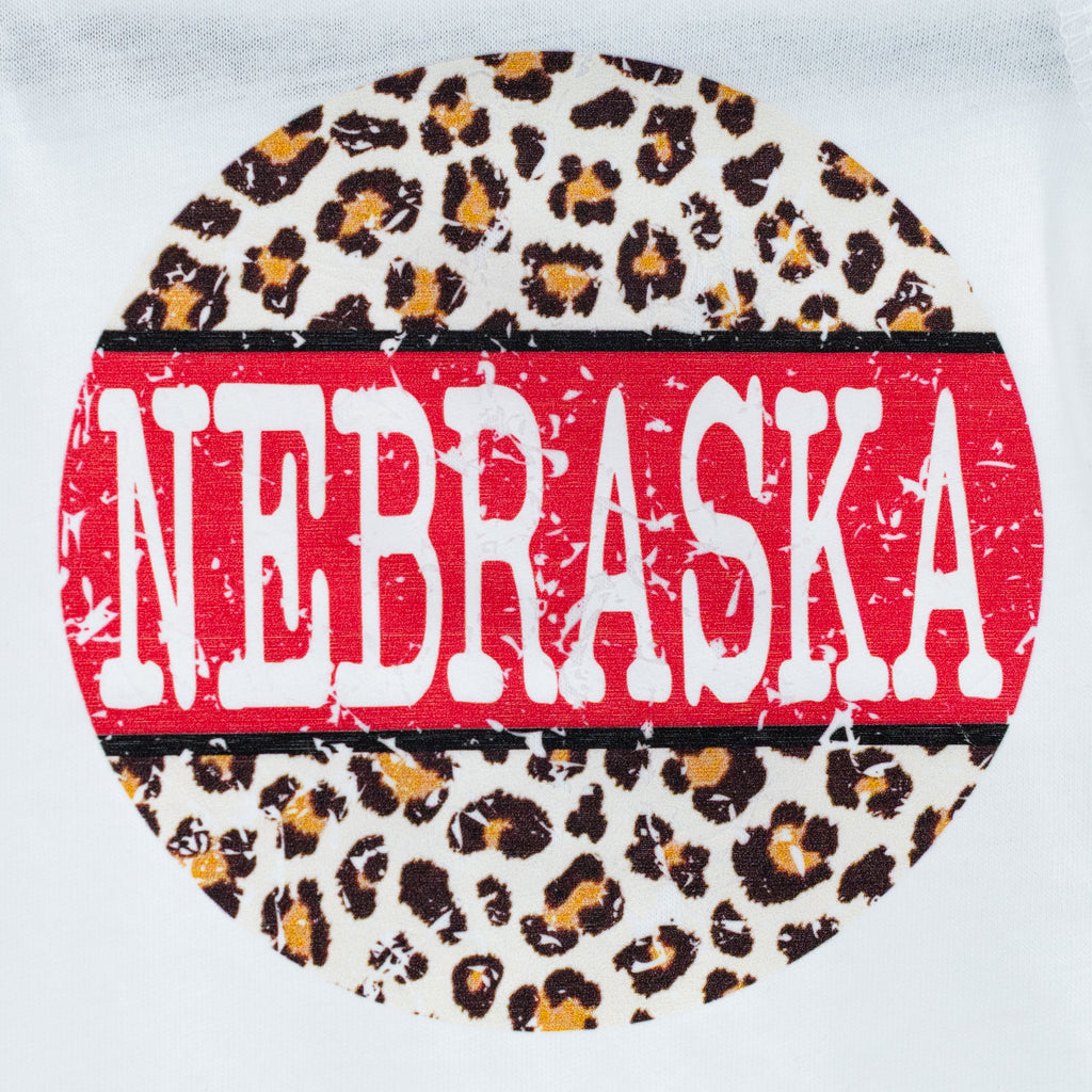 NE Leopard Onesie | Infant and Youth Sizes | Pretty & Fabulous
