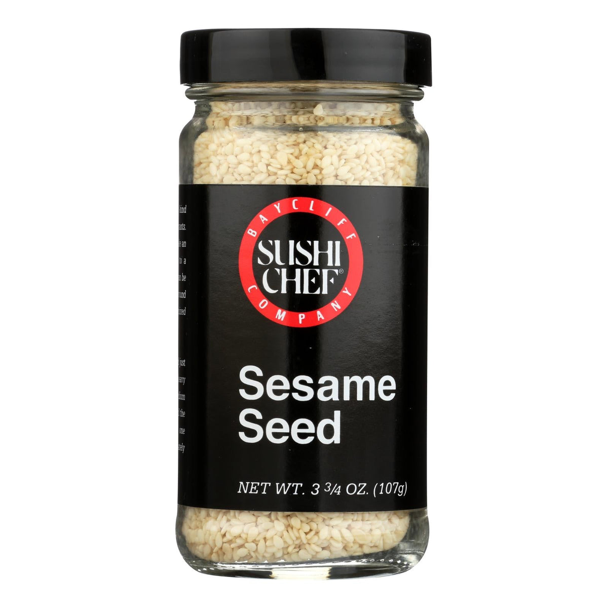 Sushi Chef White Sesame Seeds, 3.75 oz (Case of 12)