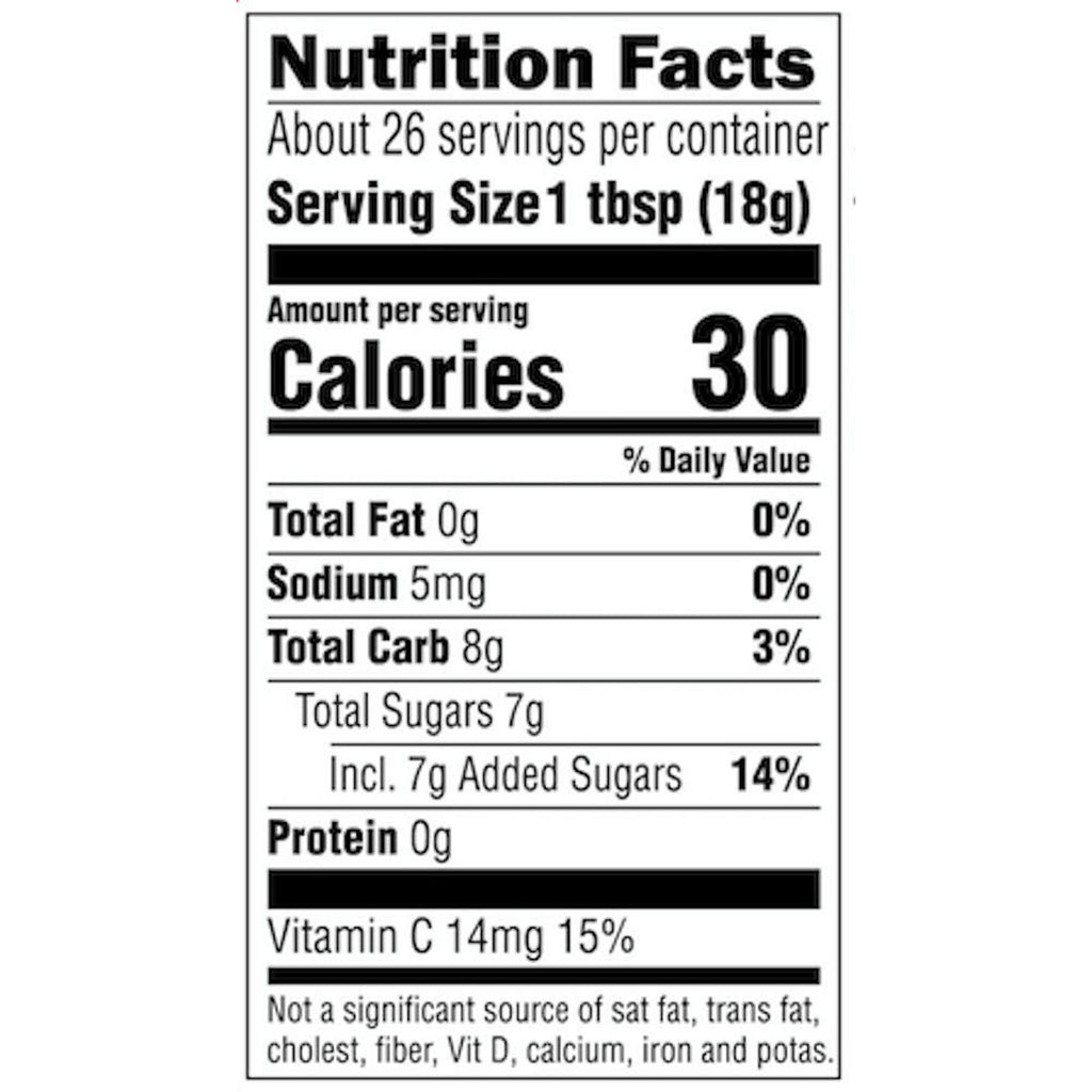 Crofter's Peach Premium Spread, 16.5 oz (Case of 6)