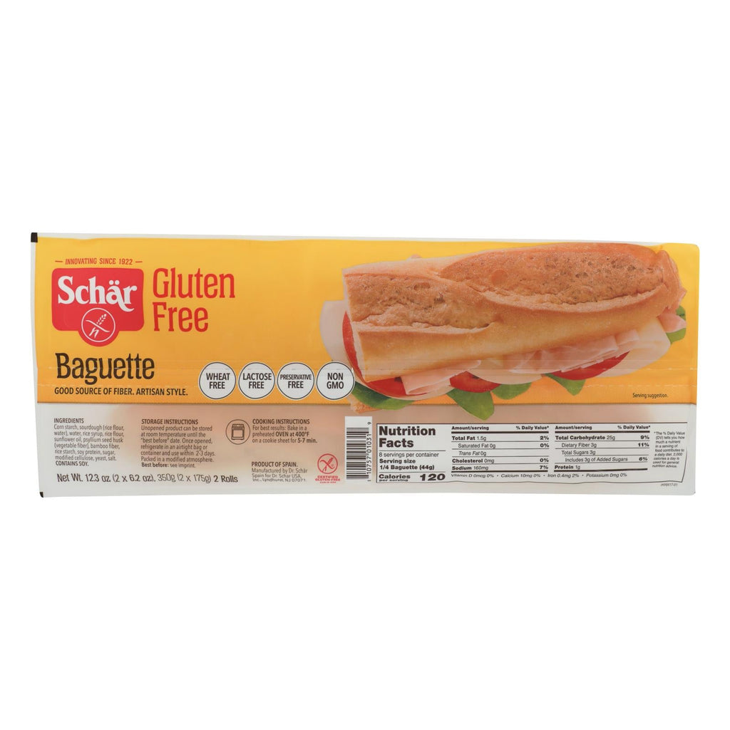 Schar Gluten Free Baguettes, 12.3 oz (Case of 6)