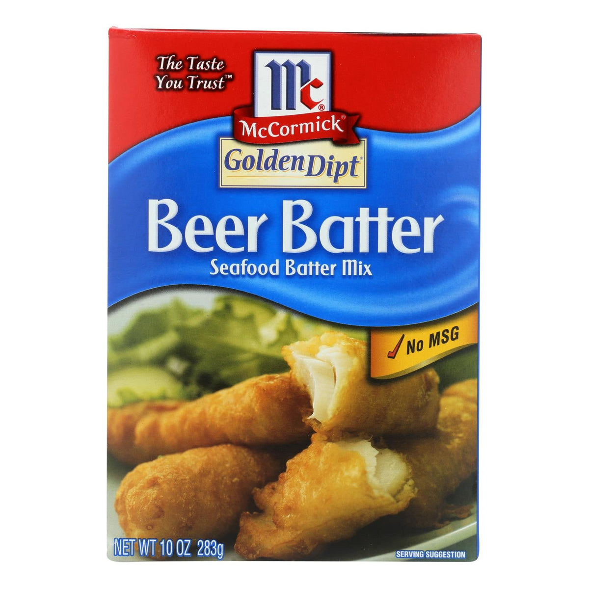 Golden Dipt Beer Batter Breadcrumbs, 10 oz (Case of 8)