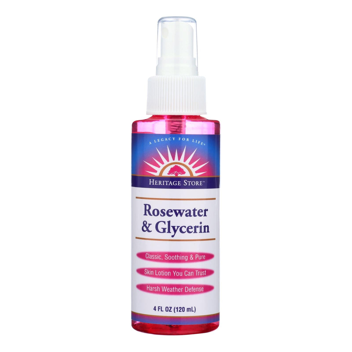 Heritage Store Rosewater & Glycerin Spray, 4 fl oz