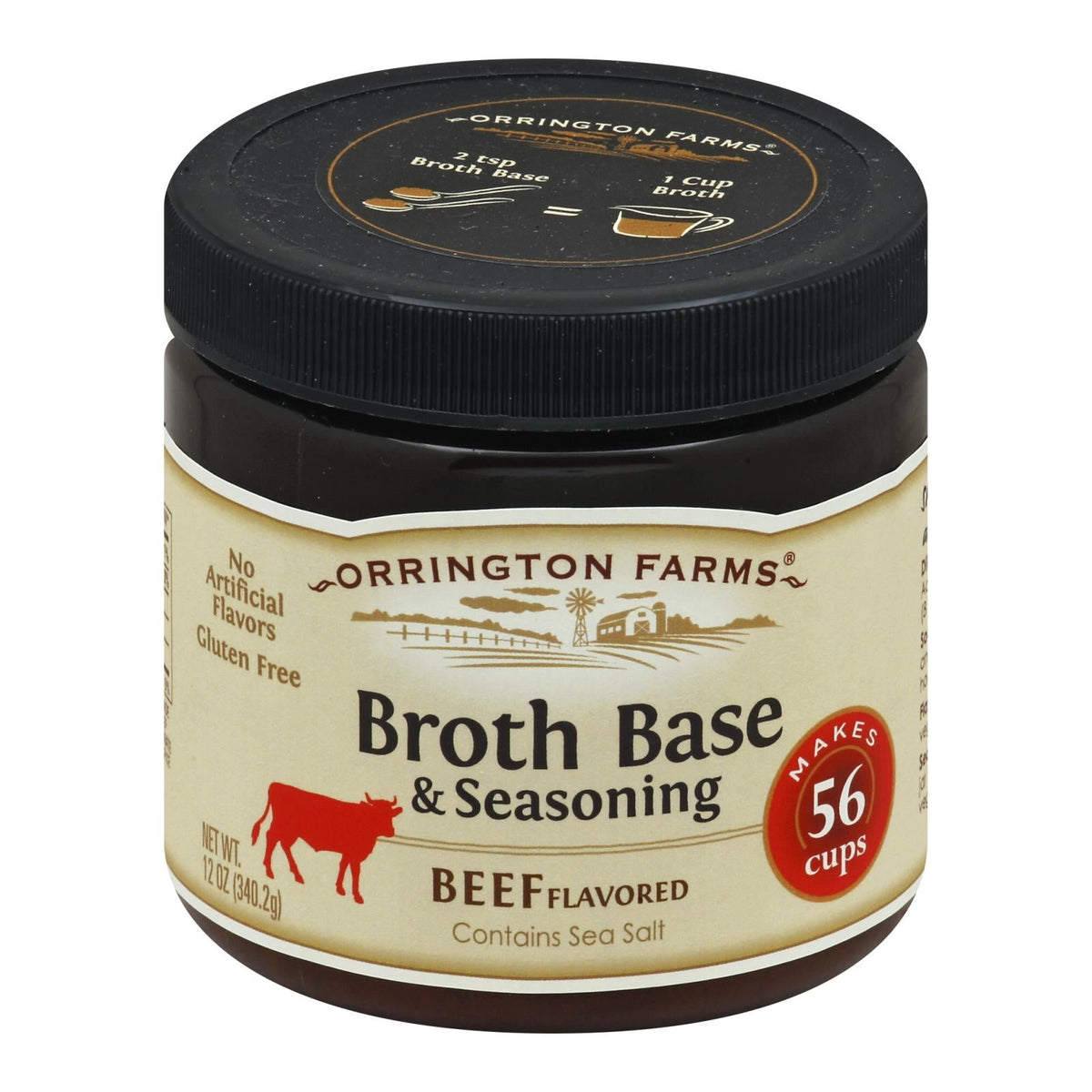 Orrington Farms Beef Broth Base & Seasoning, 12 oz (Case of 6)