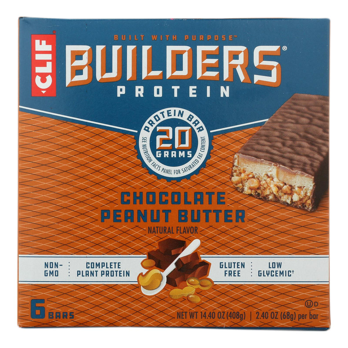 Clif Builder's Protein Bar, 2.4 oz (Case of 6)