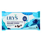 Lily's Milk Chocolate Style Baking Chips, 9 oz (Case of 12)