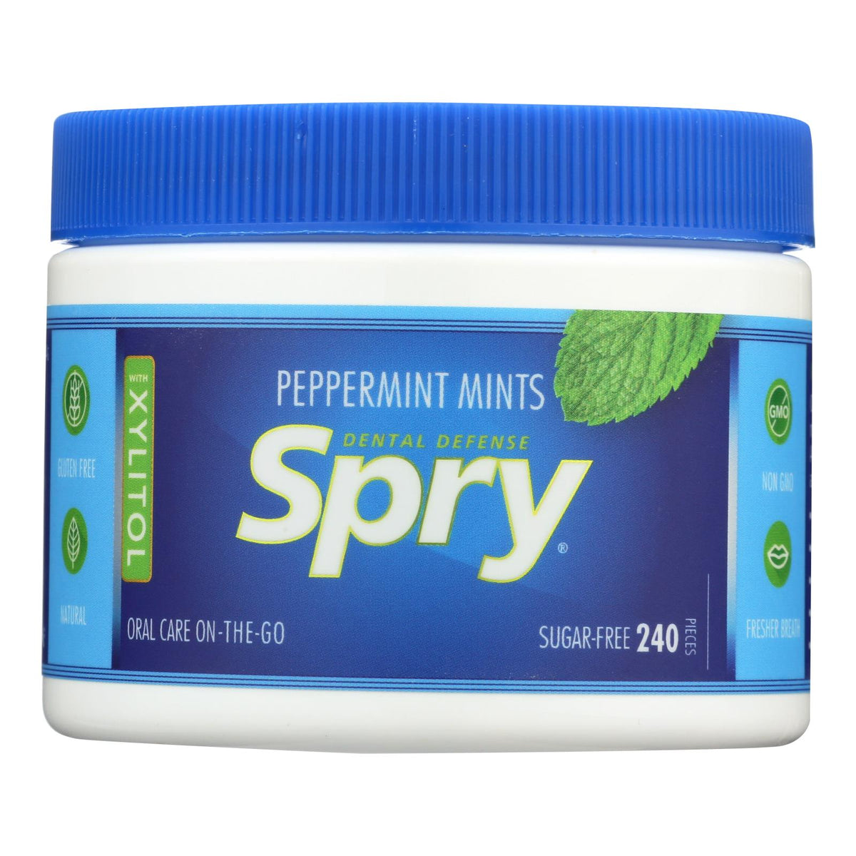 Spry Peppermint Xylitol Gems, 240 ct