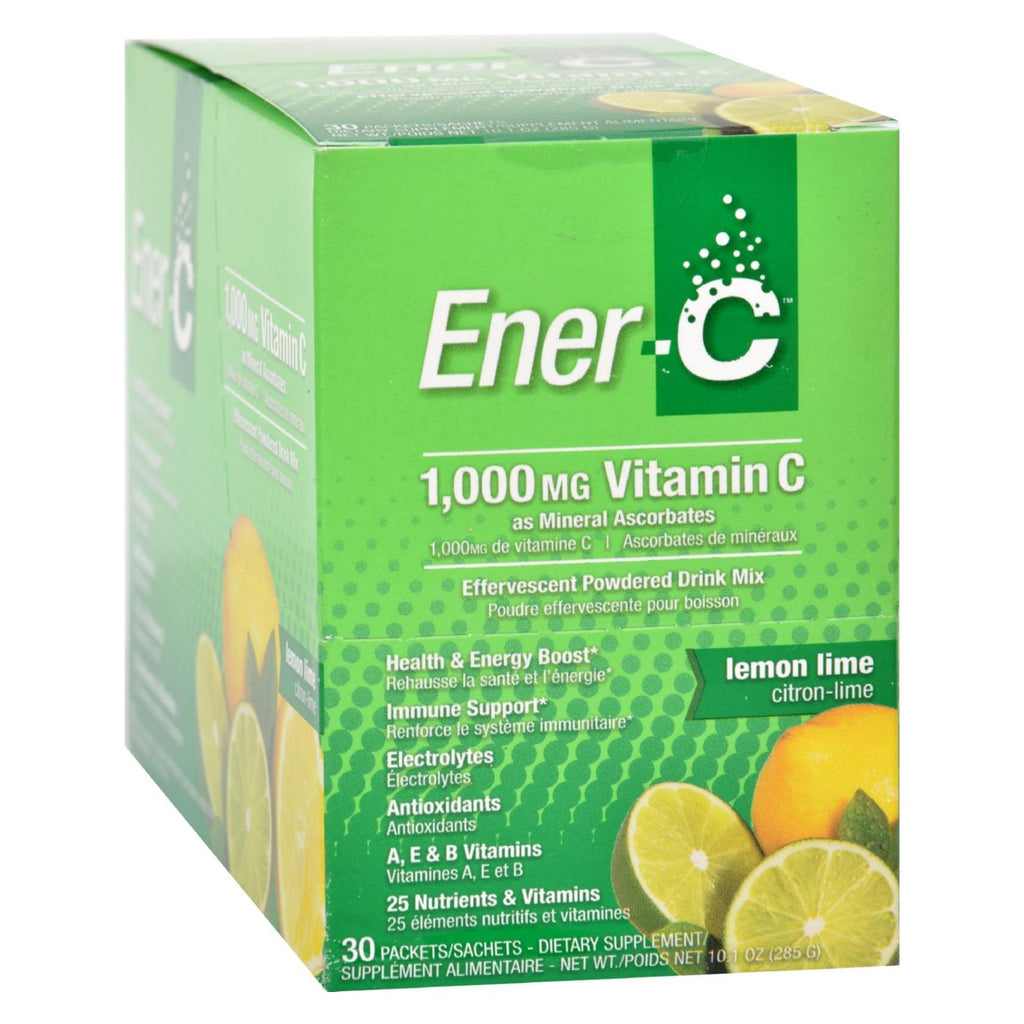 Ener-C Vitamin Drink Mix 1000 mg, Lemon Lime, 30 ct