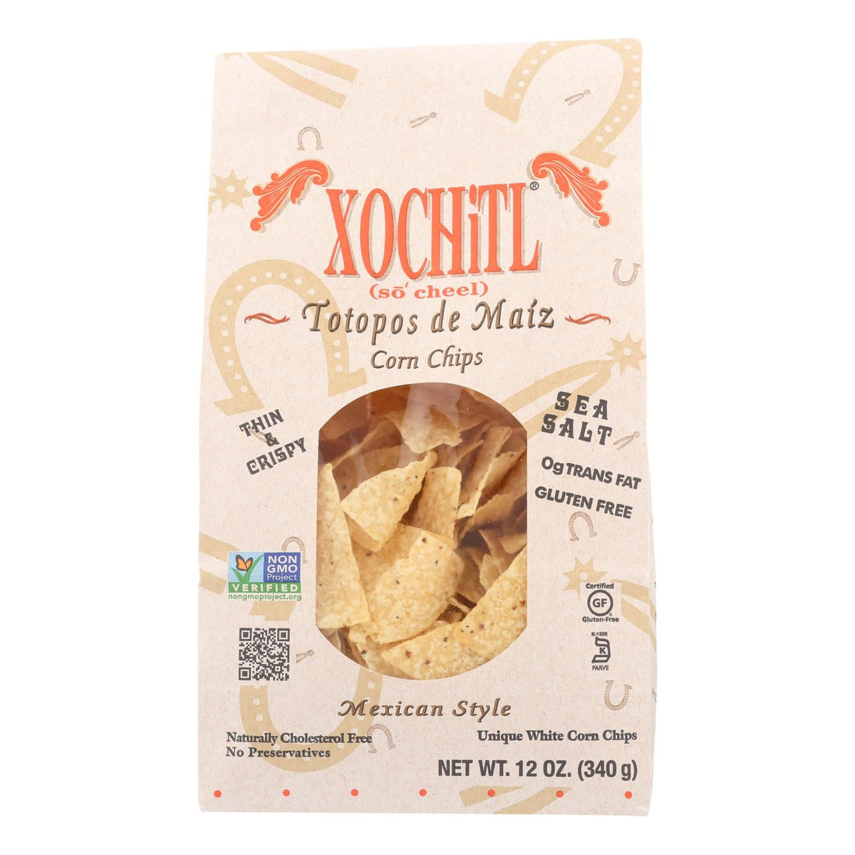 Xochitl White Corn Chips (Pack of 10 - 12 Oz.)