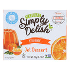 Simply Delish Natural Orange Jel Dessert, 1.6 oz (Case of 6)
