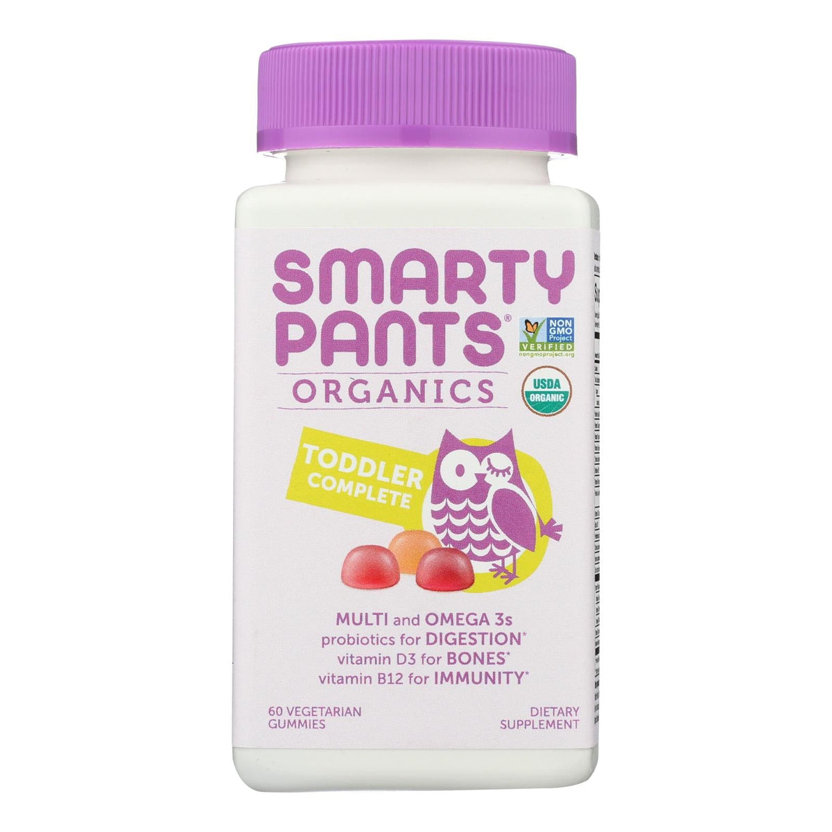 SmartyPants Toddler Complete Gummy Vitamins, 60 ct