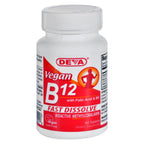 Deva Vegan Vitamins Sublingual B12, 90 Tablets
