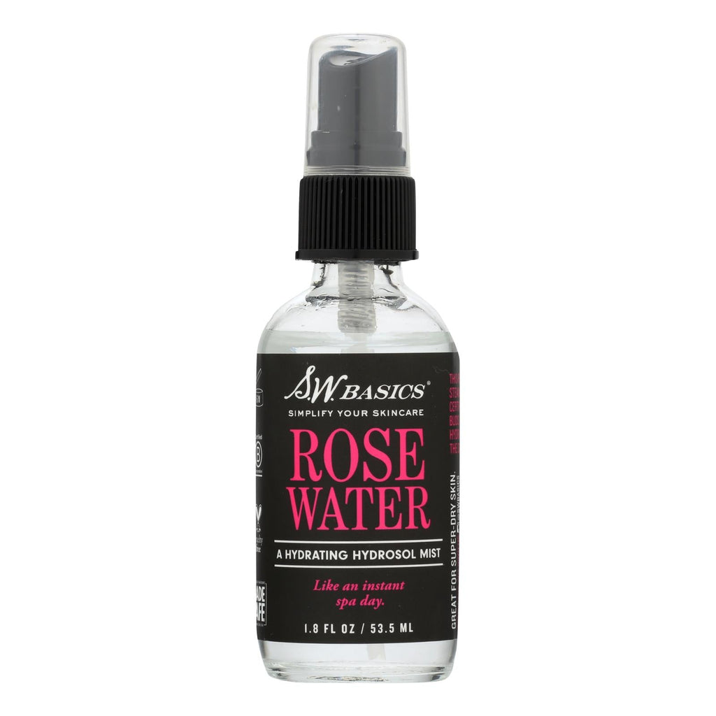 S.W. Basics Rose Water, 1.8 fl oz