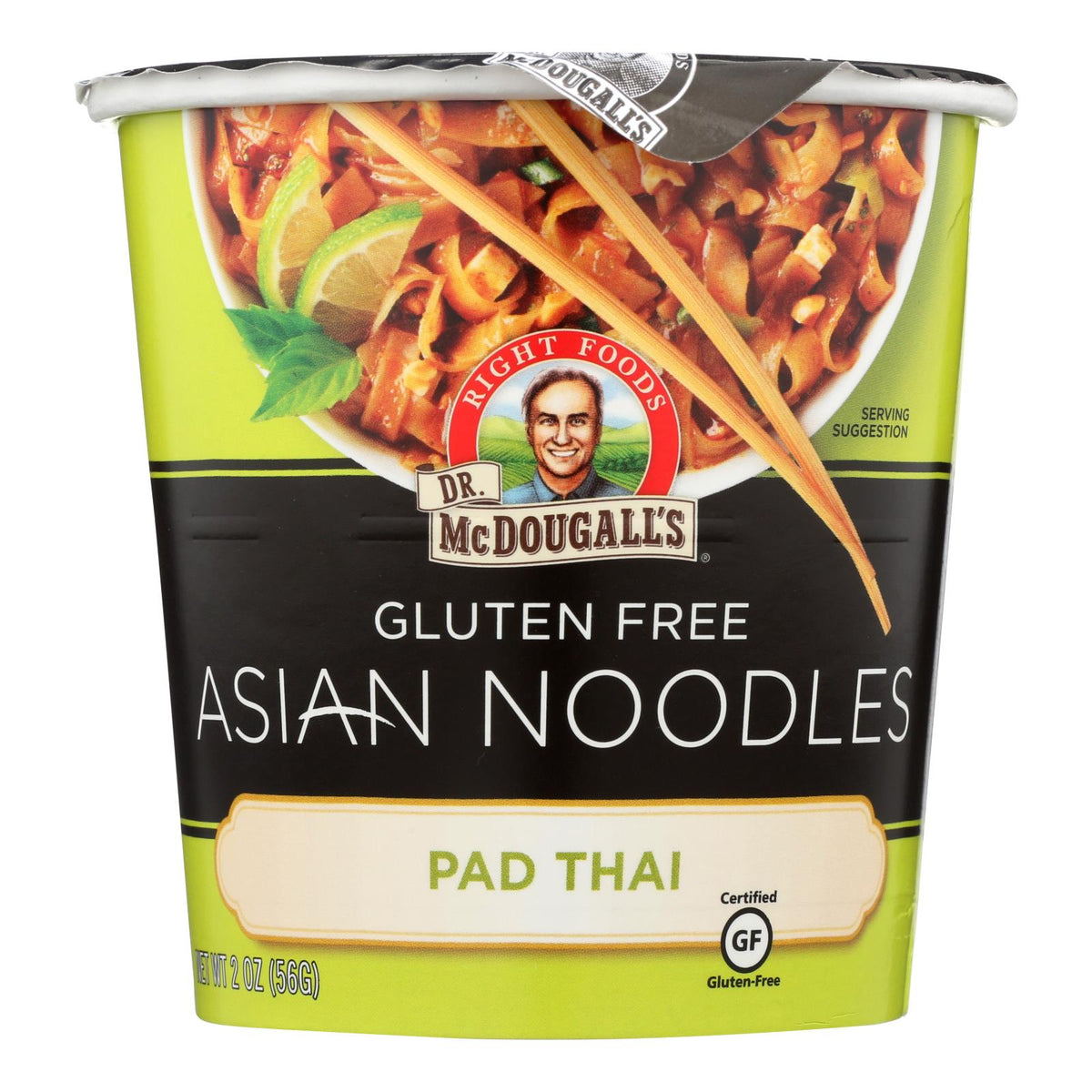 Dr. McDougall's Pad Thai Asian Noodles, 2 oz (Case of 6)