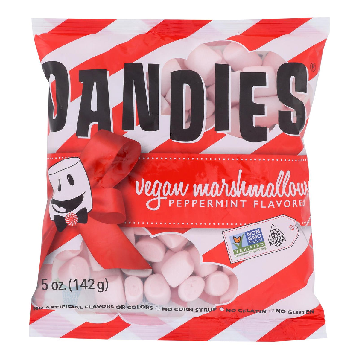Dandies Vegan Peppermint Marshmallows, 5 oz (Case of 10)