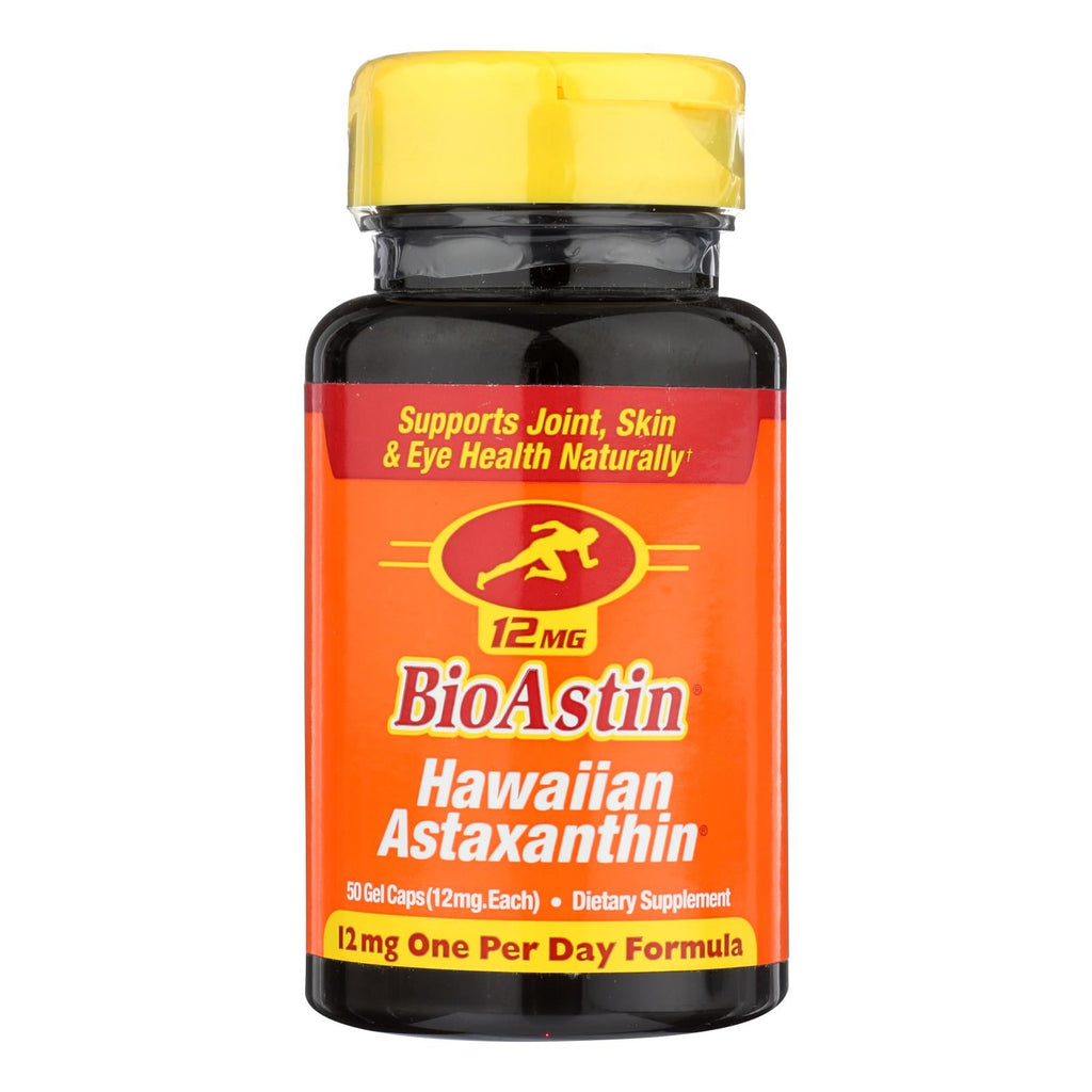 Nutrex Hawaii Bioastin Hawaiian Astaxanthin - 12mg (Pack of 50 Gel Caps)