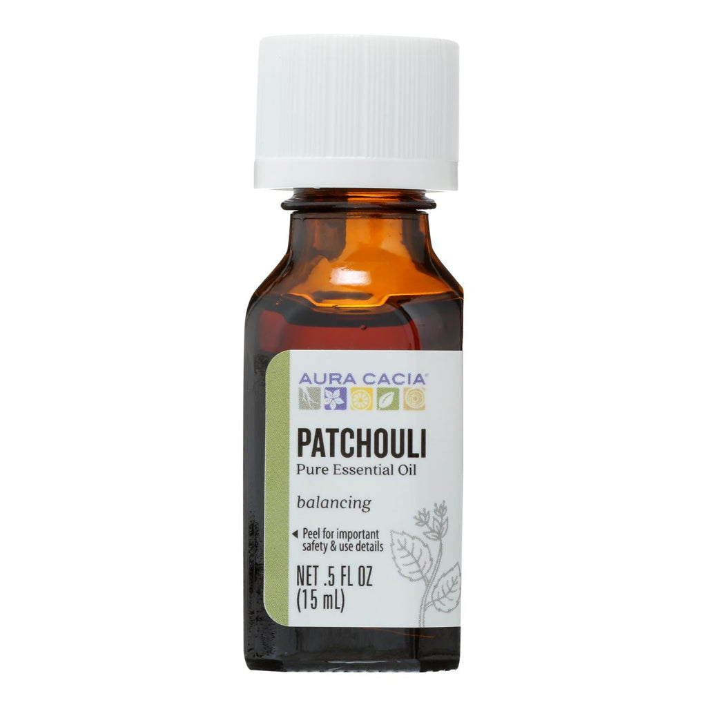 Aura Cacia Patchouli Pure Essential Oil, 0.5 fl oz