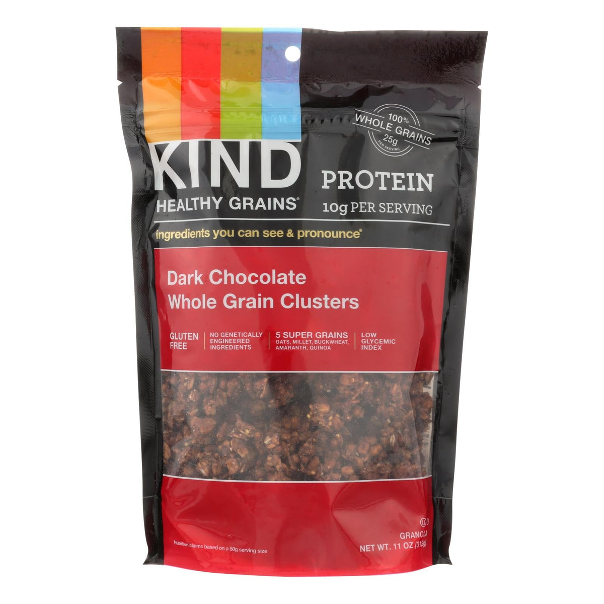 Kind Dark Chocolate Whole Grain Clusters (Pack of 6 - 11 Oz.)