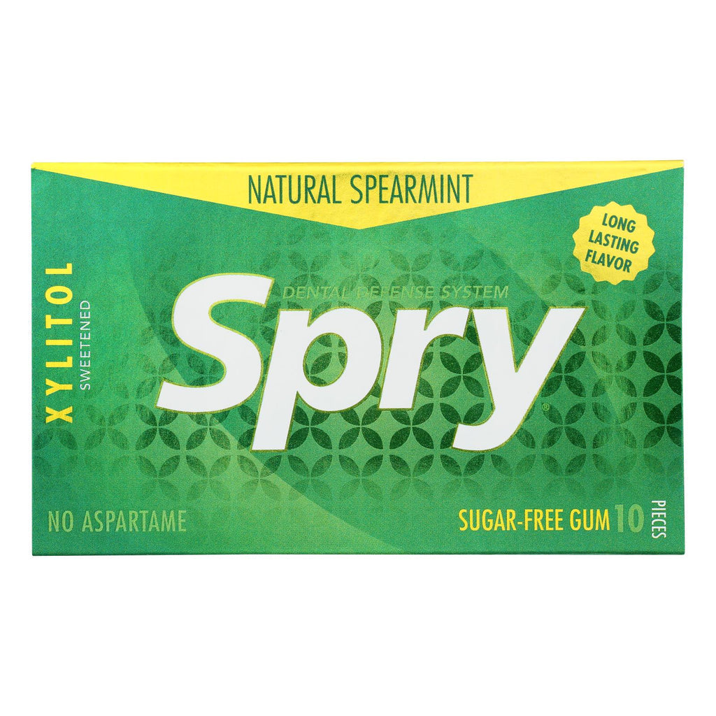 Spry Xylitol Gems, Spearmint, 10 ct (Case of 20)