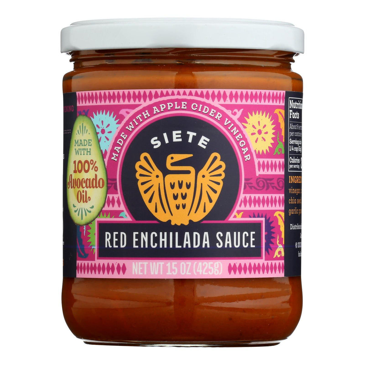 Siete Red Enchilada Sauce, 16 oz (Case of 6)