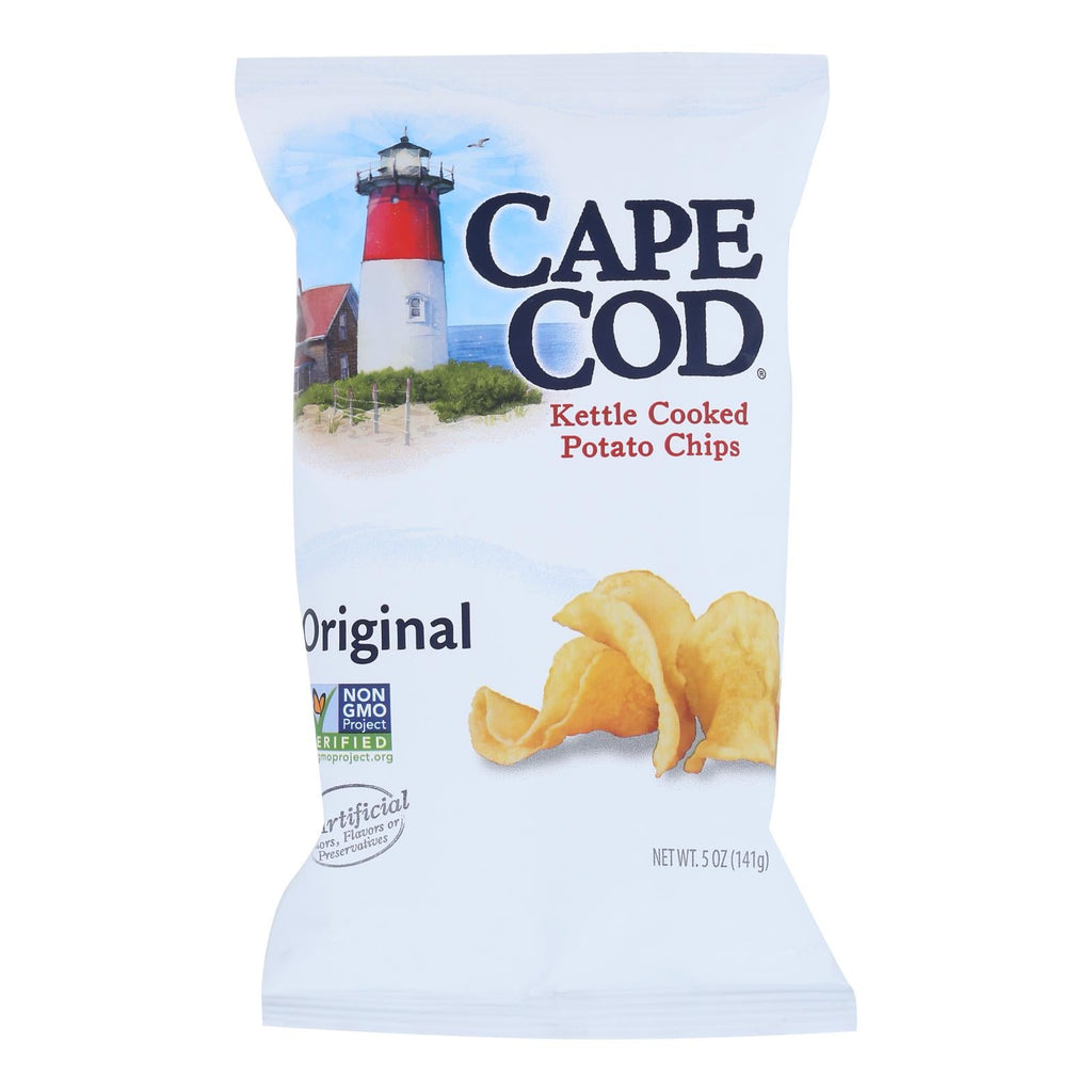 Cape Cod Kettle Cooked Potato Chips, 5 oz (Case of 8)