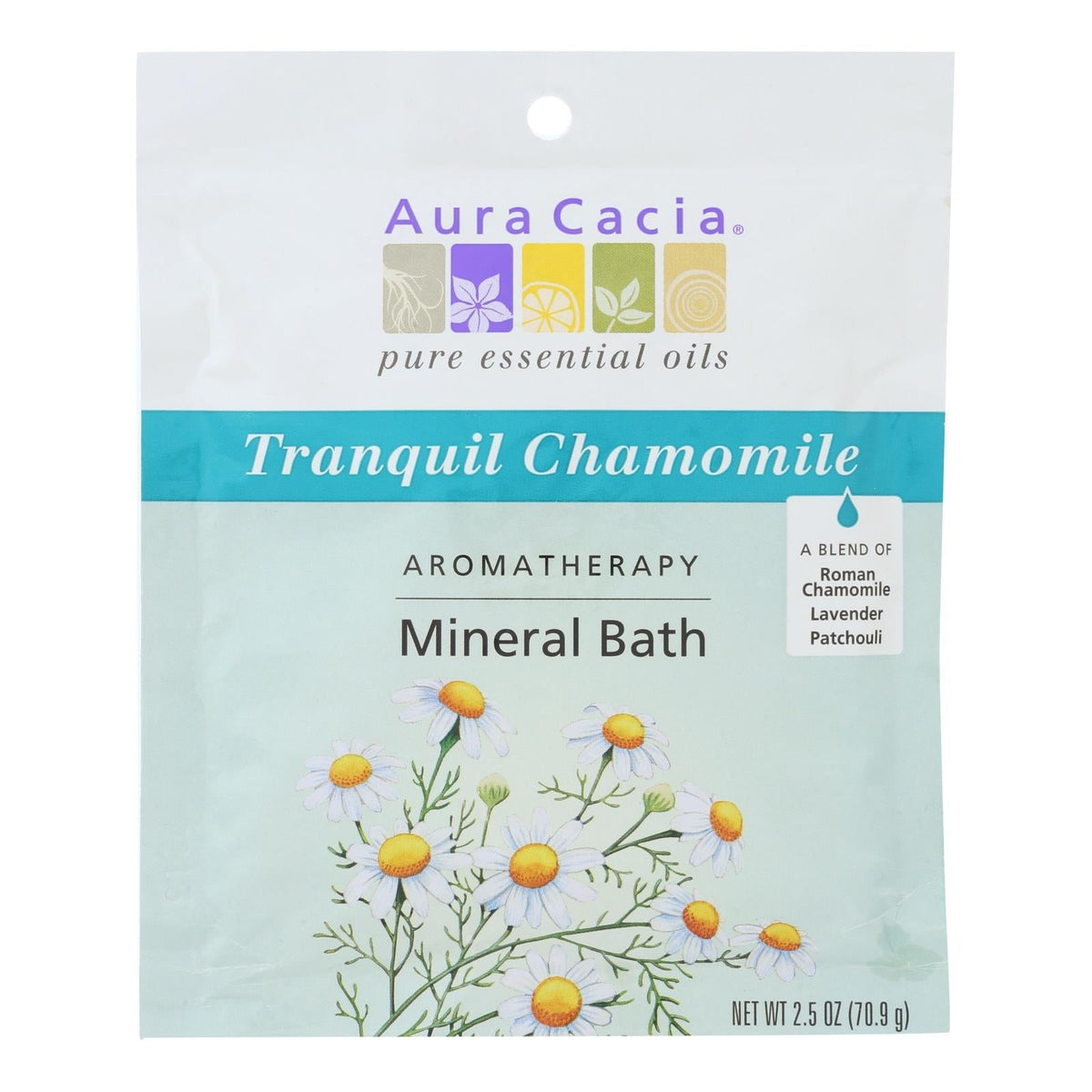 Aura Cacia Tranquility Aromatherapy Mineral Bath, 2.5 oz (Case of 6)