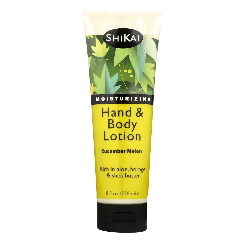 Shikai All Natural Hand & Body Lotion, Cucumber Melon (Case of 8)