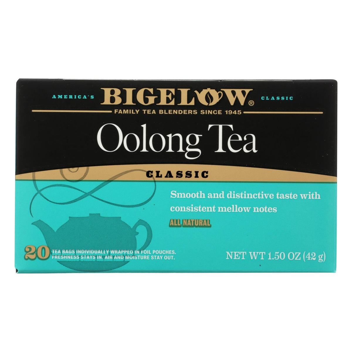 Bigelow Oolong Tea, 20 ct (Case of 6)