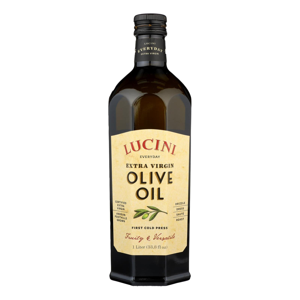 Lucini Italia Select Extra Virgin Olive Oil, 1 Liter (Case of 6)
