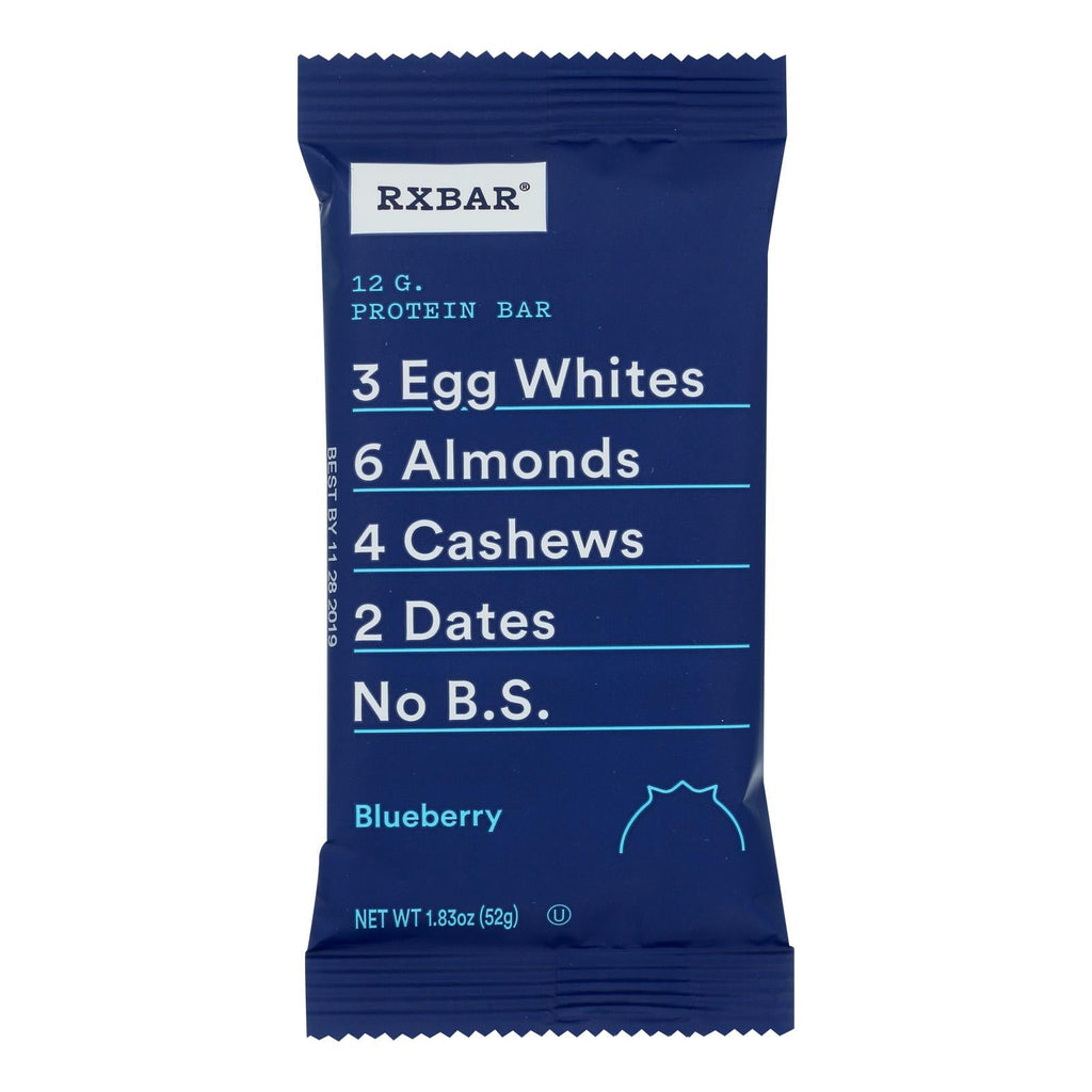 RXBAR Blueberry Protein Bar, 1.83 oz (Case of 12)