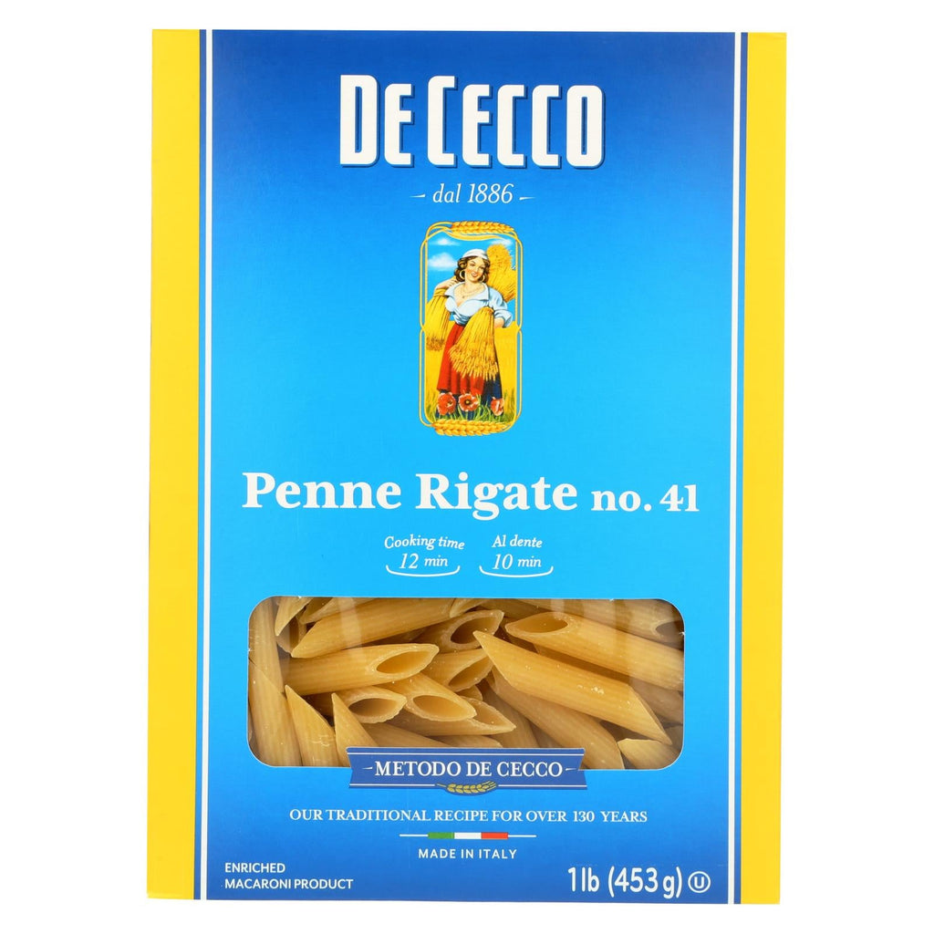 De Cecco Penne Rigate Pasta, 16 oz (Case of 12)