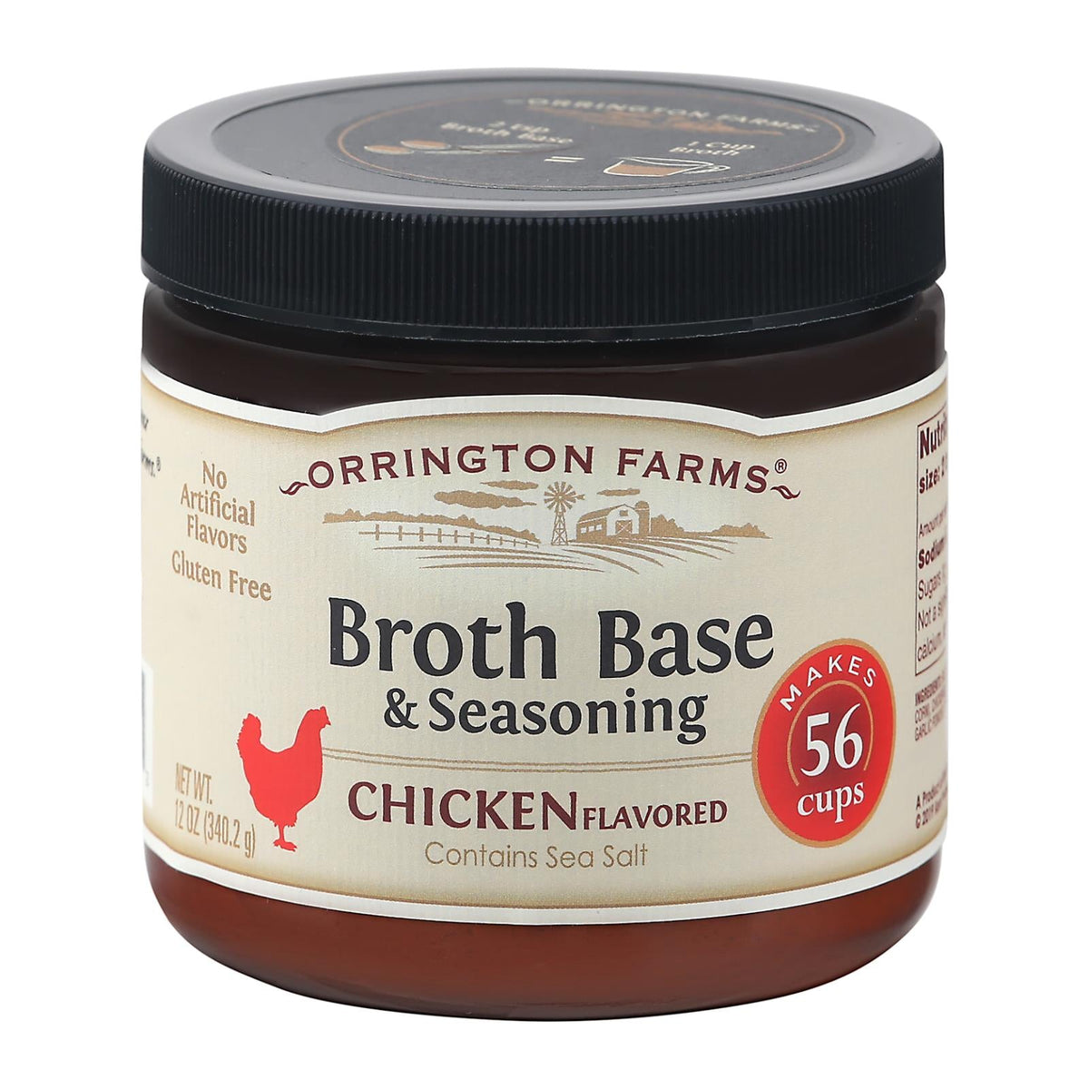 Orrington Farms Chicken Broth Base & Seasoning, 12 oz (Case of 6)