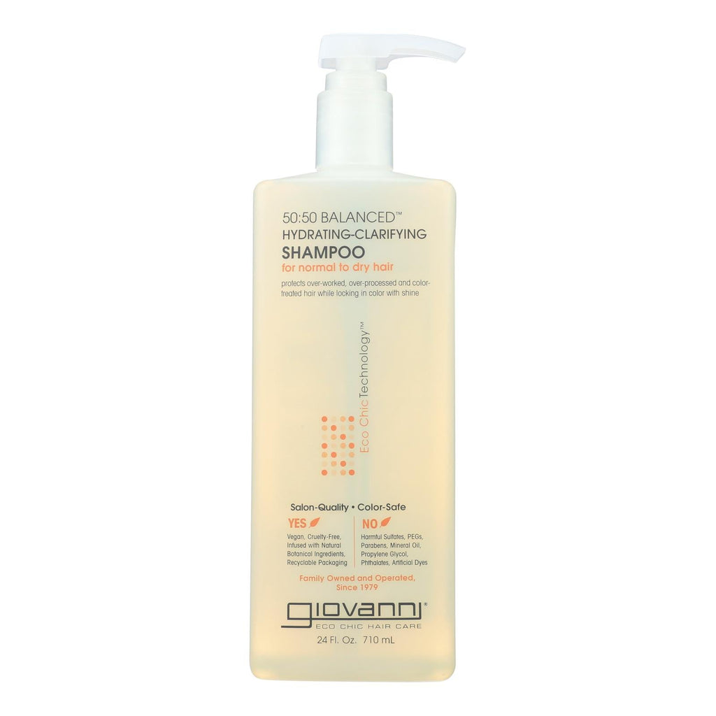 Giovanni 50/50 Balanced Hydrating Shampoo, 24 fl oz