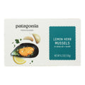 Patagonia Provisions Lemon Herb Mussels, 4.2 oz (Case of 10)