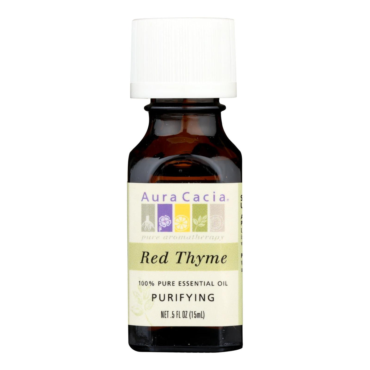 Aura Cacia Red Thyme Essential Oil, 0.5 oz