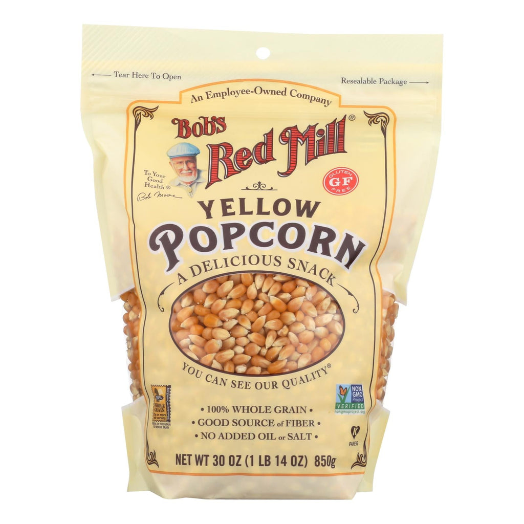 Bob's Red Mill Yellow Popcorn, 30 oz (Case of 4)
