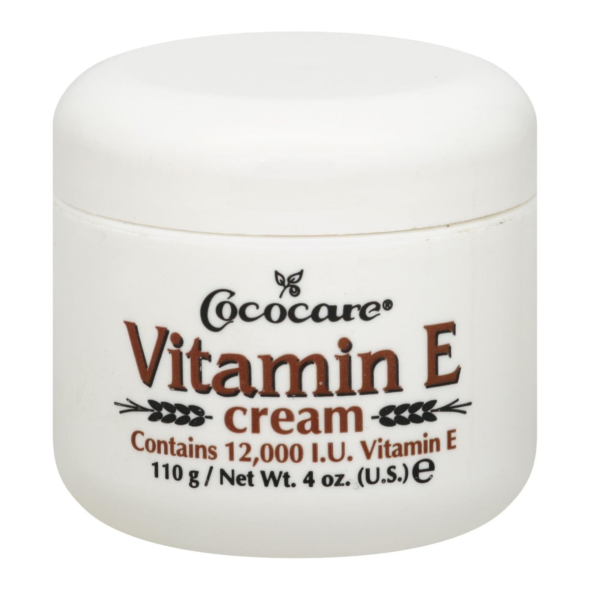 Cococare Vitamin E Cream - 12000 Iu - 4 Oz -Pack of 2
