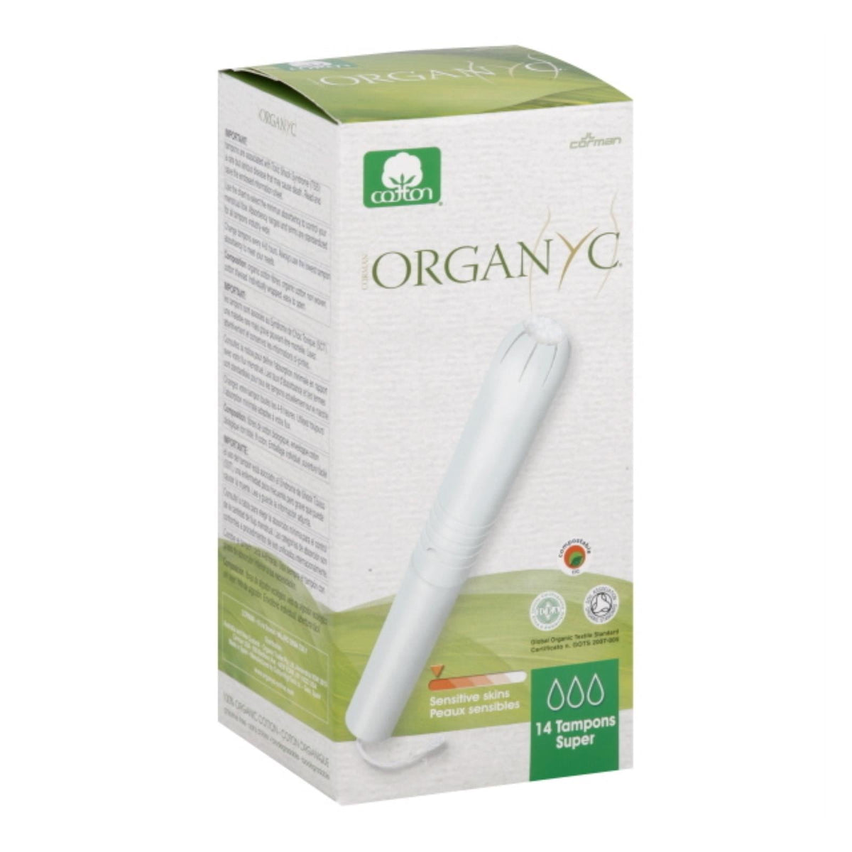 Organyc Cotton Tampons  - Supreme Applē