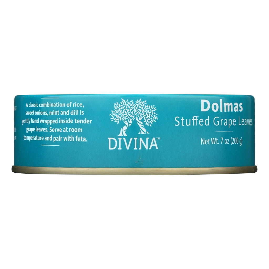 Divina Dolmas Stuffed Grape Leaves, 7 oz (Case of 12)