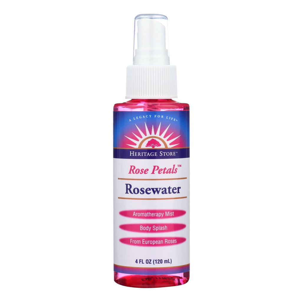 Heritage Products Rose Petals Rosewater Spray, 4 fl oz