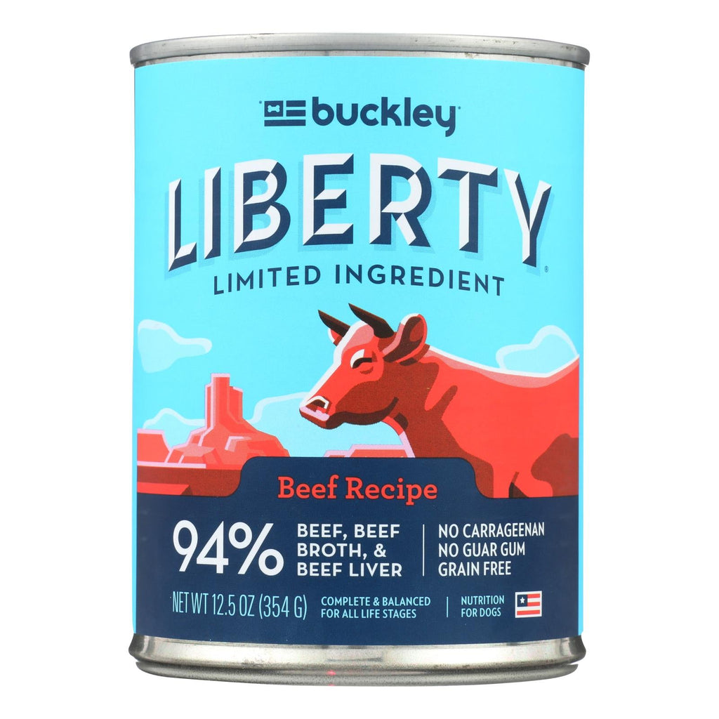 Buckley Liberty Wet Food, Beef, 12.5 oz (Case of 12)