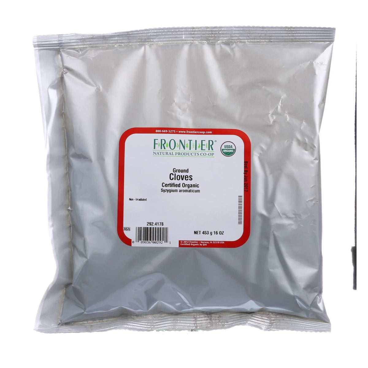 Frontier Co-op Organic Ground Cloves Powder, 1 lb