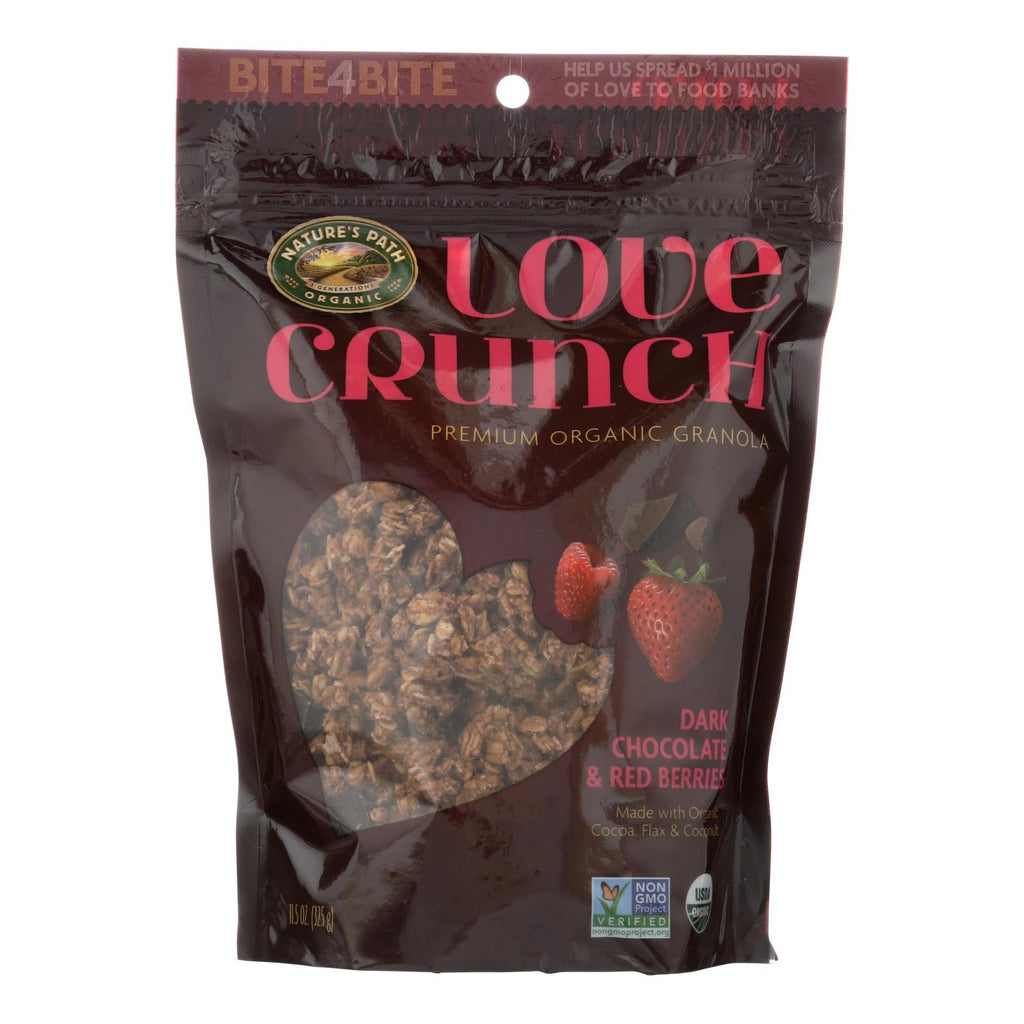 Nature's Path Love Crunch - Ark Chocolate and Red Berries (Pack of 6) - 11.5 Oz.