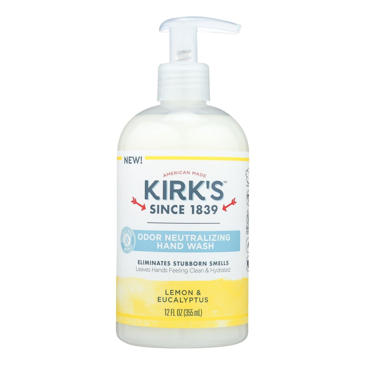 Kirk's Natural Lemon Eucalyptus Hand Soap (12 Fl. Oz.)