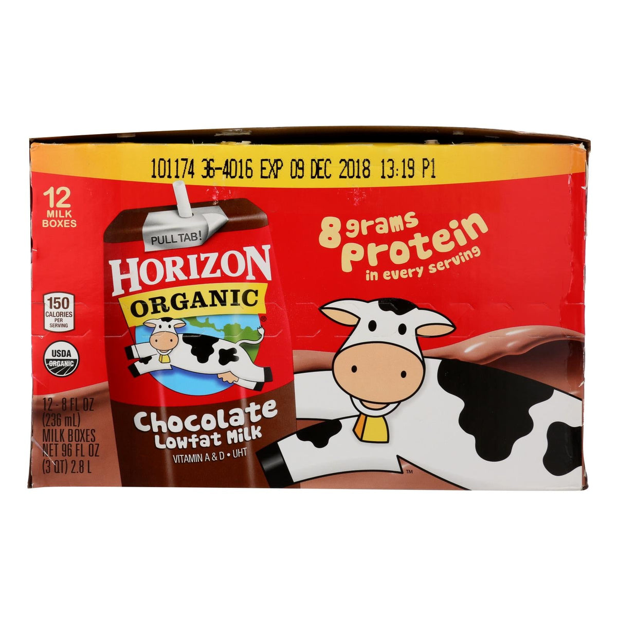 Horizon Lowfat Chocolate Milk - 12/8 Fl. Oz.