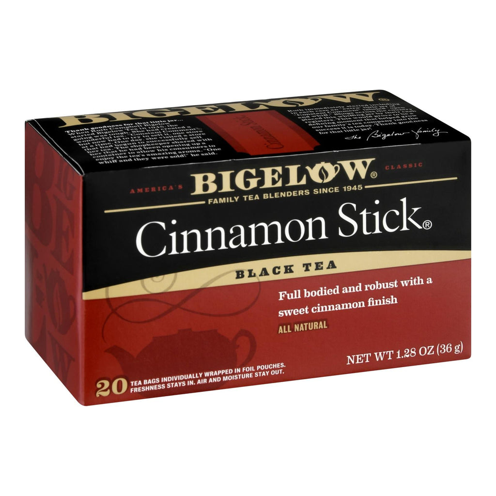 Bigelow Tea Cinnamon Stick Black Tea (Pack of 6 - 20 Bags)