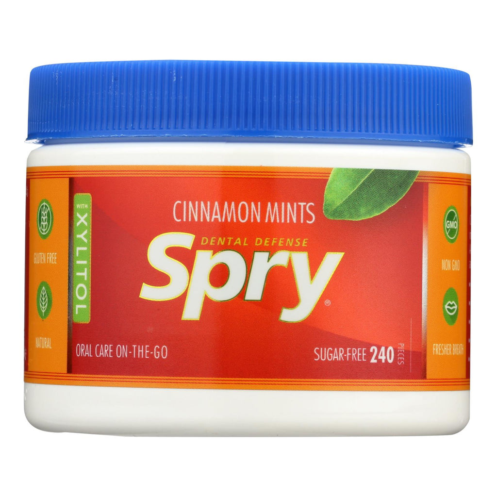 Spry Xylitol Gems Cinnamon, 240 ct