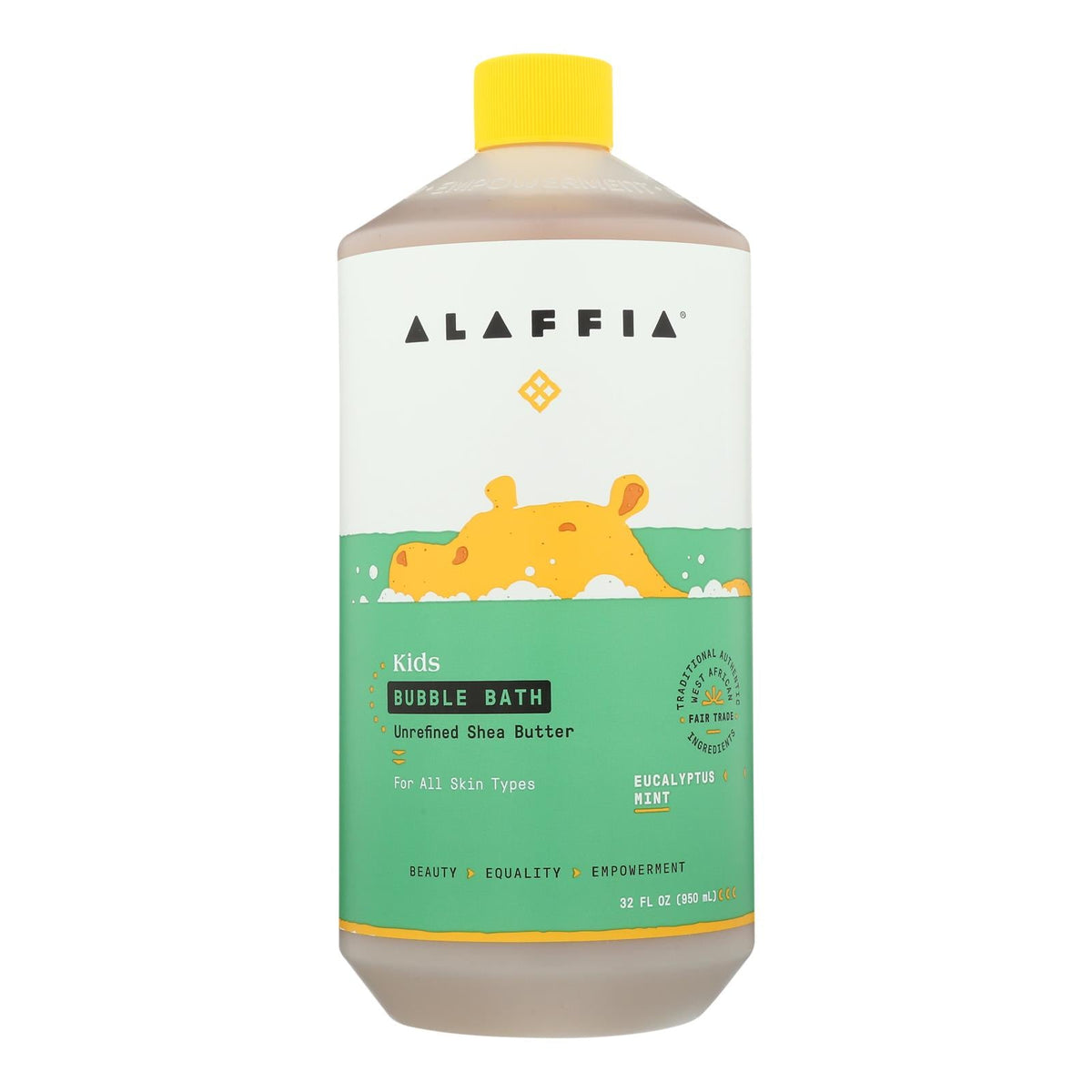 Alaffia Babies Everyday Shea Comforting Eucalyptus Bubble Bath, 32 fl oz