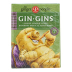 The Ginger People Gin Gins Original Chewy Ginger Candy Travel Pack, 1.6 oz (Case of 24)